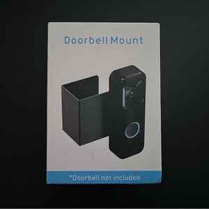 Black Doorbell Mount